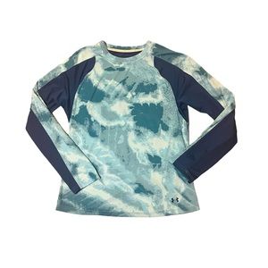 Under Armour teal women’s fitted shirt-medium